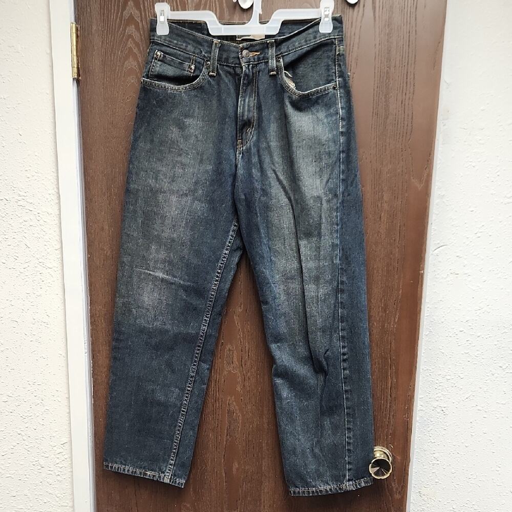 Signature by Levi Strauss Dark Blue Relaxed Jeans